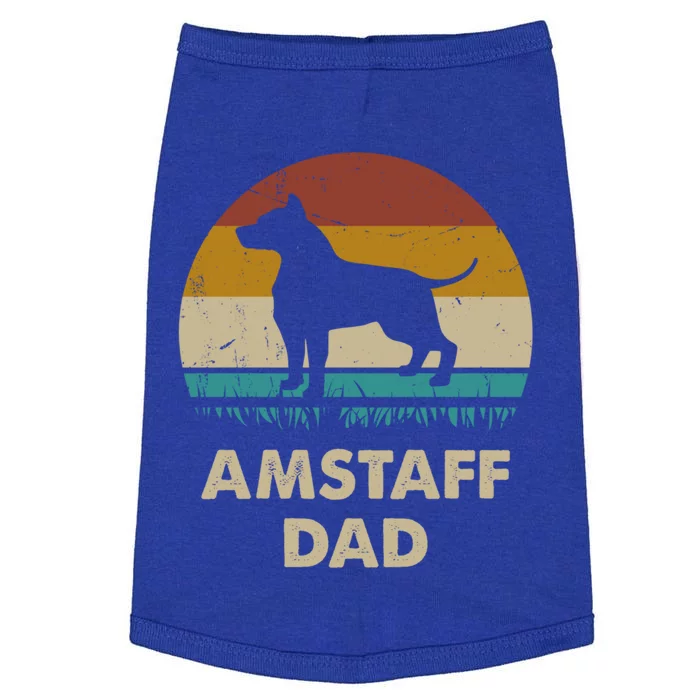 Amstaff Dad American Staffordshire Terrier Dog Lovers Gift Doggie Tank