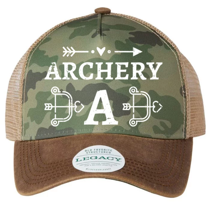 Archery Dad Archer Bow Arrow Father's Day Sports Lover Gift Legacy Tie Dye Trucker Hat