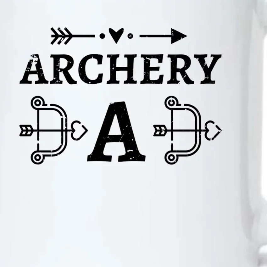 Archery Dad Archer Bow Arrow Father's Day Sports Lover Gift Black Color Changing Mug