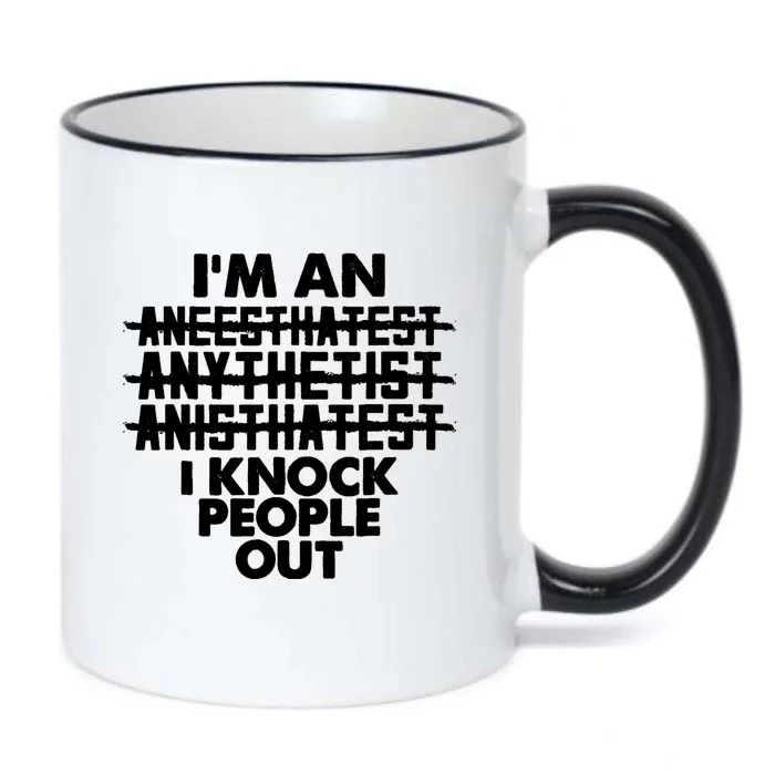 Anesthesia Doctor Anesthesiologist Knock People Out Gift Great Gift Black Color Changing Mug