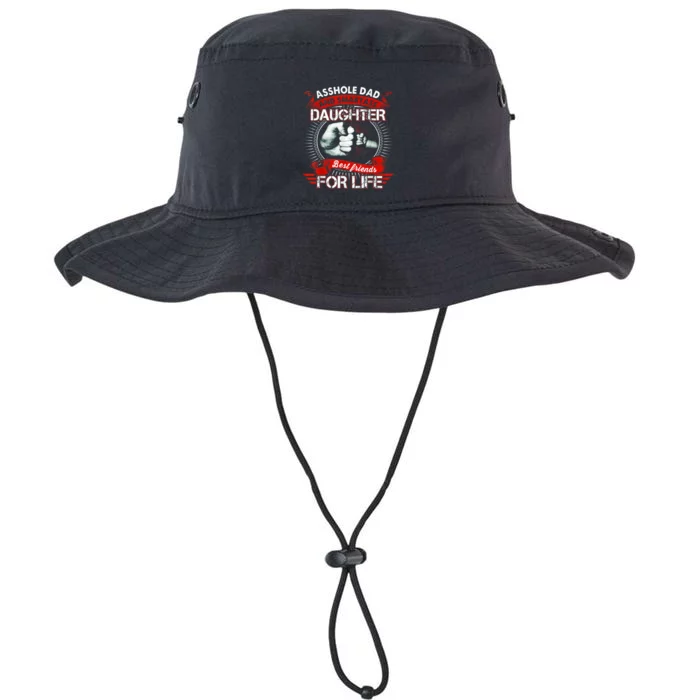 Asshole Dad And Smartass Daughter Best Friends For Life Gift Dad Best Father Legacy Cool Fit Booney Bucket Hat