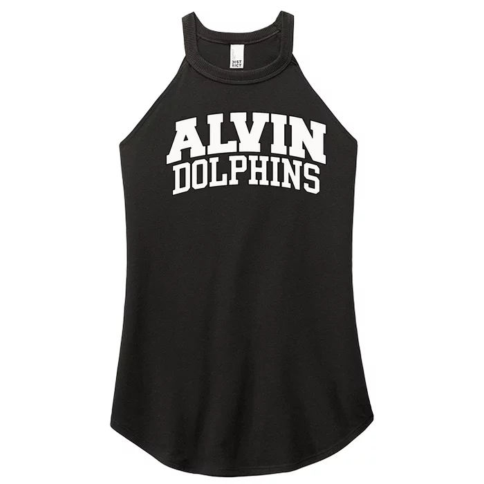 Alvin Dolphins Women’s Perfect Tri Rocker Tank