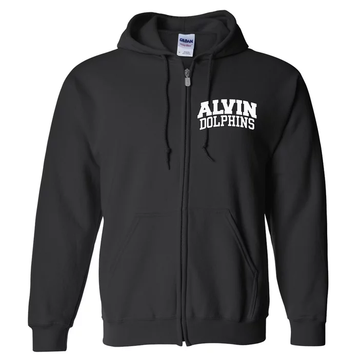 Alvin Dolphins Full Zip Hoodie