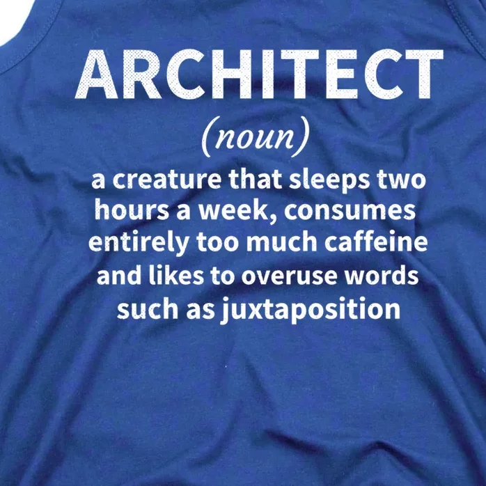 Architect Definition Architecture Student Architect Gift Tank Top