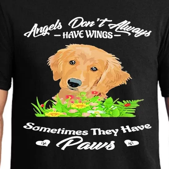 Angels Don’T Always Have Wings Sometimes They Have Paws Pajama Set