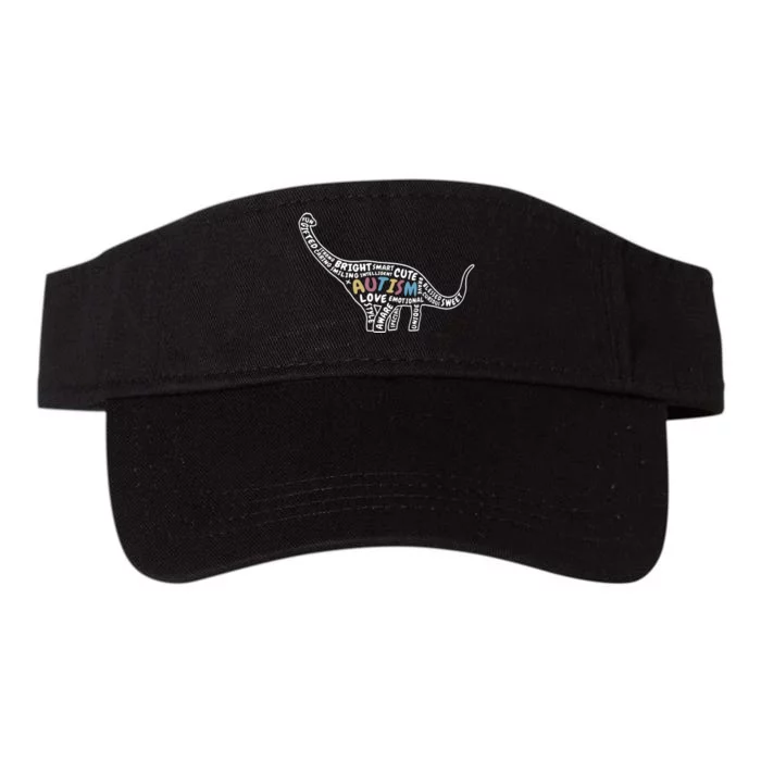 Autism Dinosaur Autism Teacher Autism Support Autism Family Valucap Bio-Washed Visor