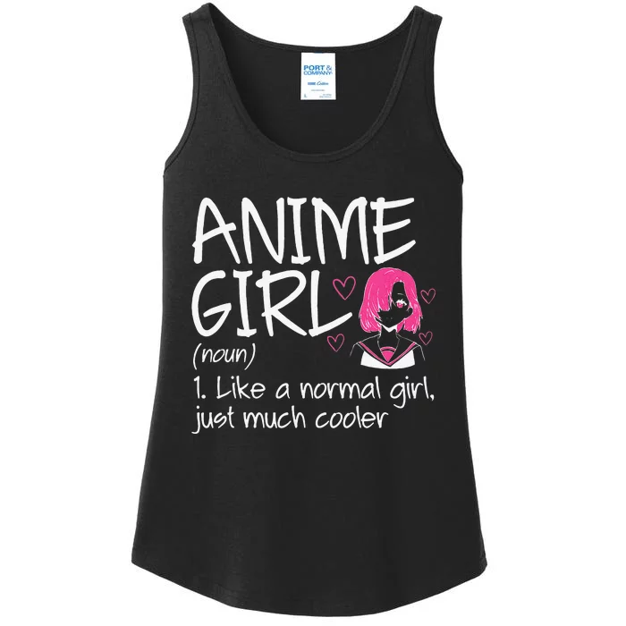 Anime  Definition Anime Lovers Merch Ladies Essential Tank