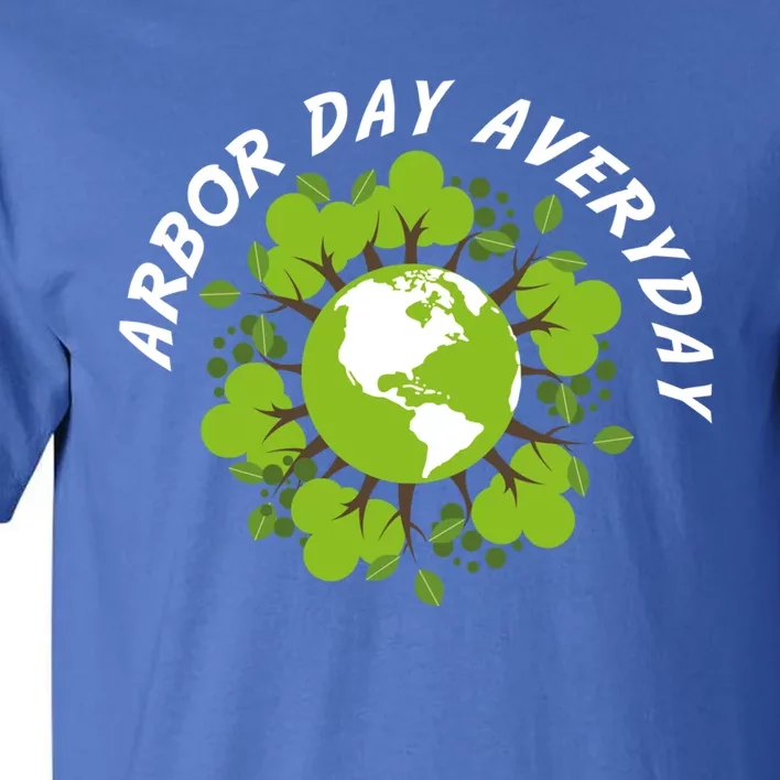 Arbor Day Averyday World Map Cute Earth Day Cute Gift Tall T-Shirt