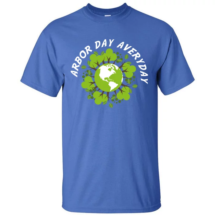 Arbor Day Averyday World Map Cute Earth Day Cute Gift Tall T-Shirt