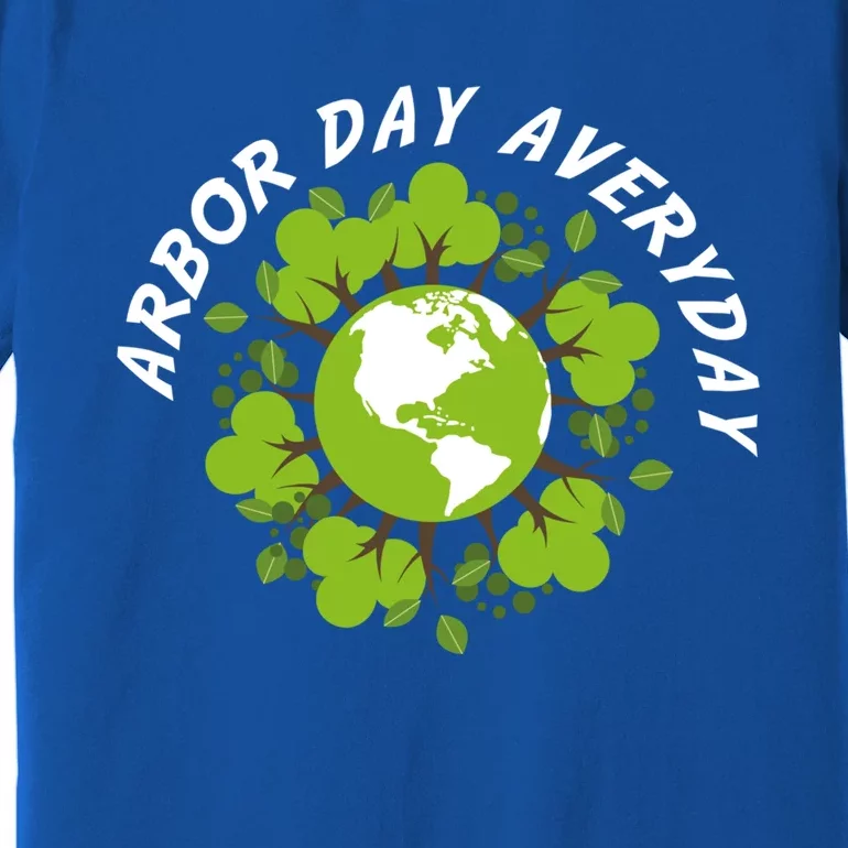 Arbor Day Averyday World Map Cute Earth Day Cute Gift Premium T-Shirt