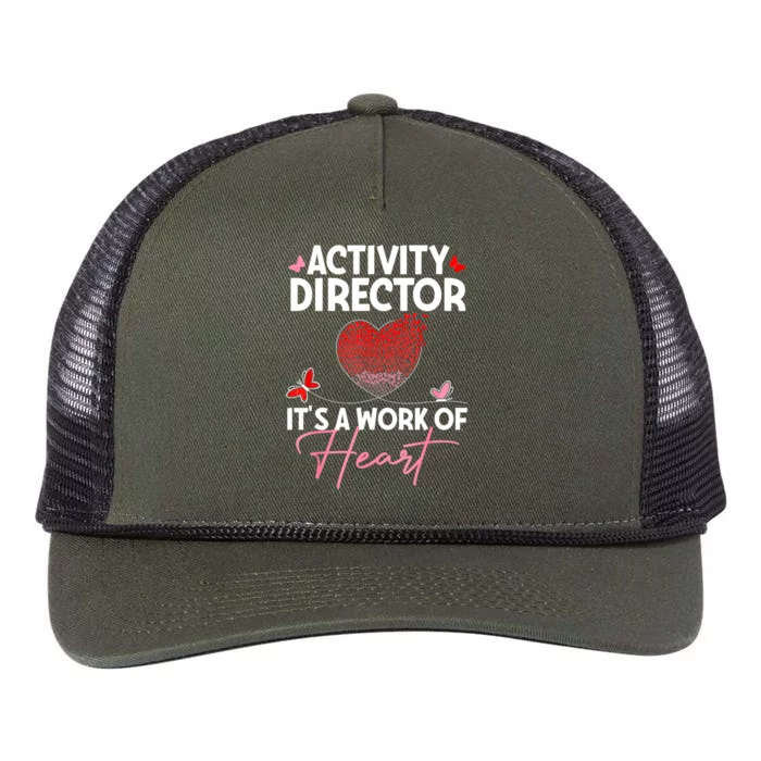 Activity Director Appreciation Activity Professional Week Retro Rope Trucker Hat Cap