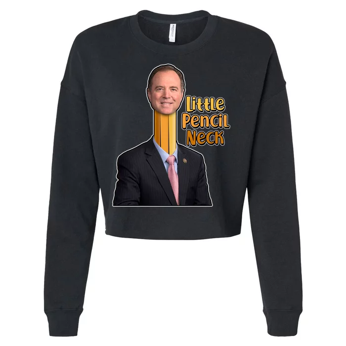 Adam Schiff Little Pencil Neck Cropped Pullover Crew