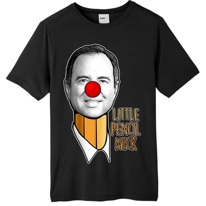 Adam Schiff Little Pencil Neck Funny Trump ChromaSoft Performance T-Shirt