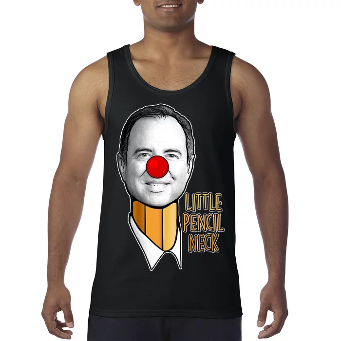 Adam Schiff Little Pencil Neck Funny Trump Tank Top