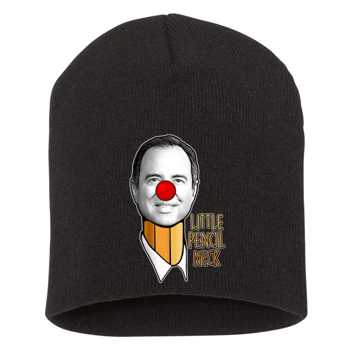 Adam Schiff Little Pencil Neck Funny Trump Short Acrylic Beanie