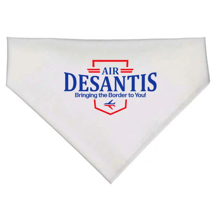 Air Desantis Bringing The Border To You Funny USA-Made Doggie Bandana