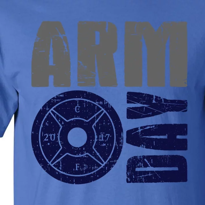 Arm Day Bicep And Tricep Gym Rat Great Gift Tall T-Shirt