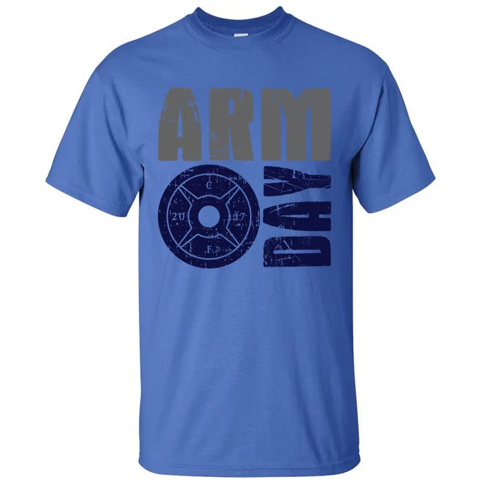 Arm Day Bicep And Tricep Gym Rat Great Gift Tall T-Shirt