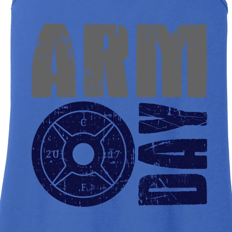 Arm Day Bicep And Tricep Gym Rat Great Gift Ladies Essential Tank