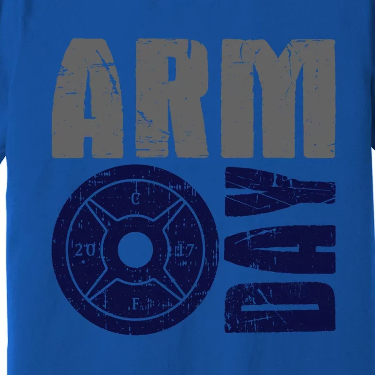 Arm Day Bicep And Tricep Gym Rat Great Gift Premium T-Shirt