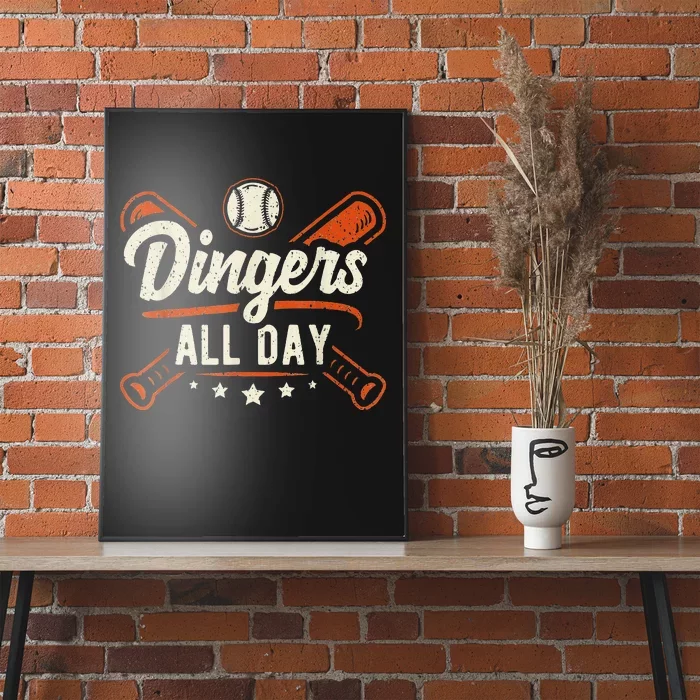 All Day Baseball Home Runs and Dingers Poster