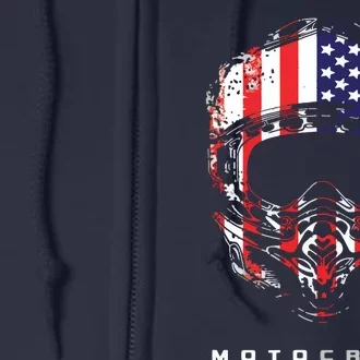 American Dirt Bike Motocross Apparel Motocross Dirt Bike Full Zip Hoodie