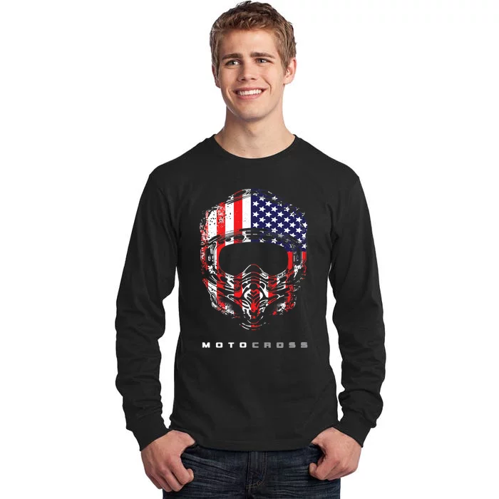 American Dirt Bike Motocross Motocross Dirt Bike Tall Long Sleeve T-Shirt