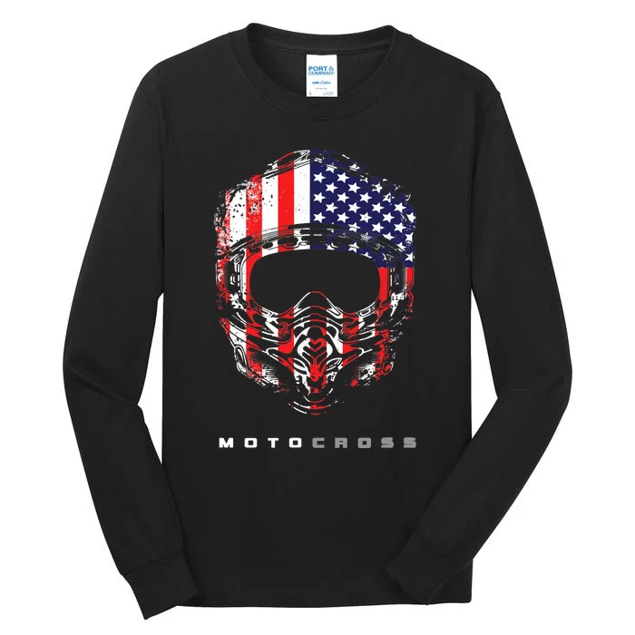 American Dirt Bike Motocross Motocross Dirt Bike Tall Long Sleeve T-Shirt