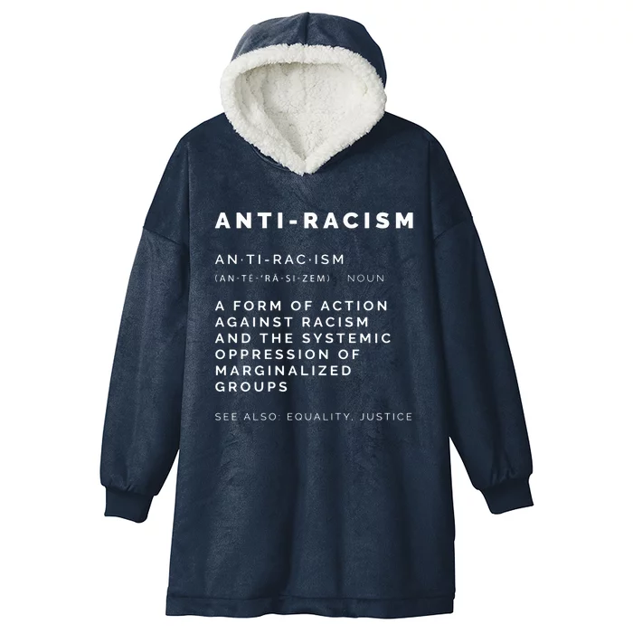 AntiRacism Definition || BLM, Civil Rights, Equality Tank Top Hooded Wearable Blanket