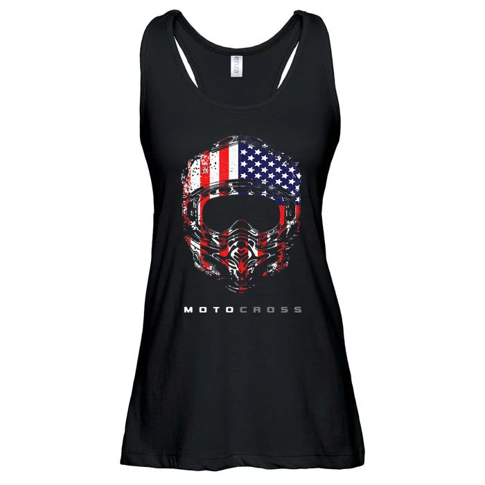 American Dirt Bike Motocross Apparel Motocross Dirt Bike Ladies Essential Flowy Tank