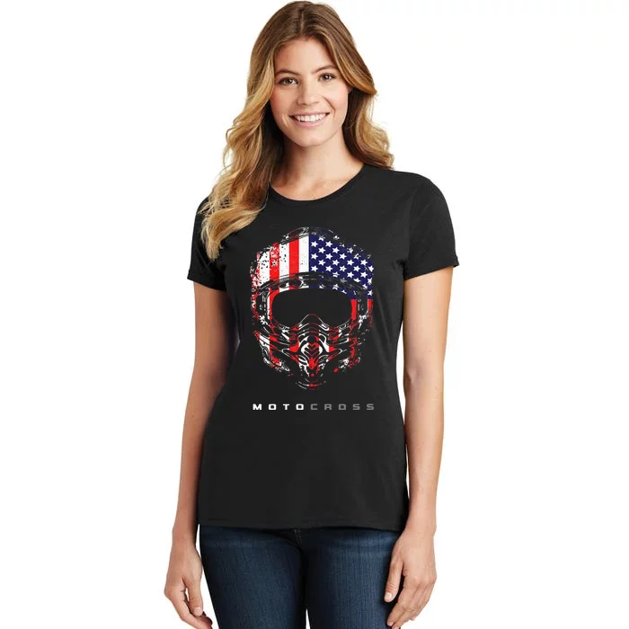 American Dirt Bike Motocross Apparel Motocross Dirt Bike Women's T-Shirt