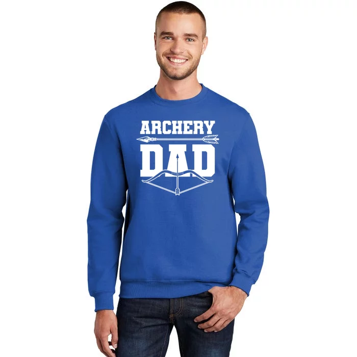 Archery Dad Bow And Arrow Father's Day Archer Great Gift Tall Sweatshirt