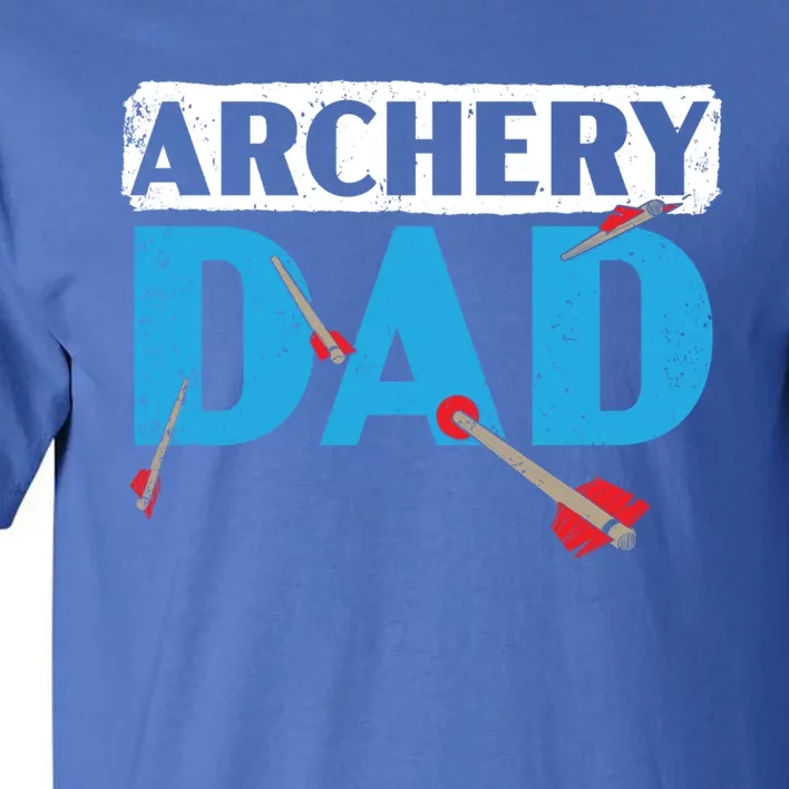 Archery Dad Bow Arrow Shooting Sport Archer Fathers Day Gift Tall T-Shirt