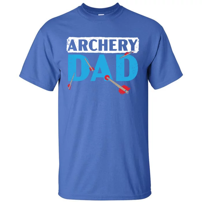 Archery Dad Bow Arrow Shooting Sport Archer Fathers Day Gift Tall T-Shirt