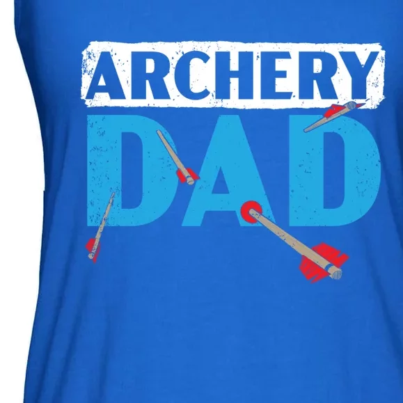 Archery Dad Bow Arrow Shooting Sport Archer Fathers Day Gift Ladies Essential Flowy Tank