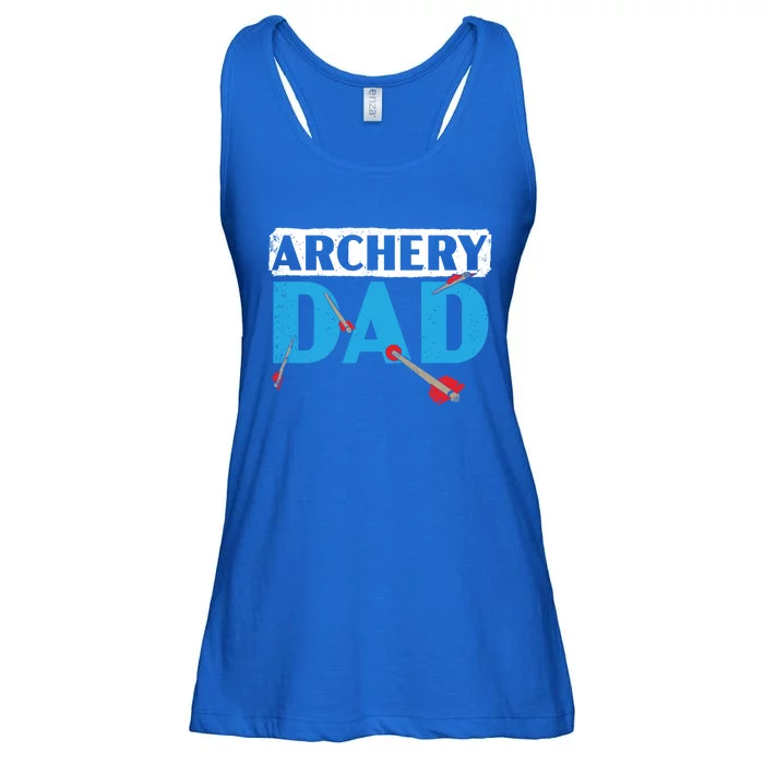 Archery Dad Bow Arrow Shooting Sport Archer Fathers Day Gift Ladies Essential Flowy Tank