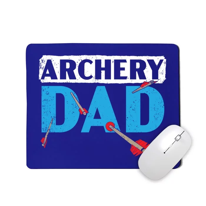 Archery Dad Bow Arrow Shooting Sport Archer Fathers Day Gift Mousepad