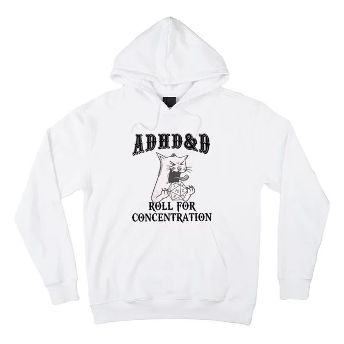 ADHD DnD Cat Hoodie