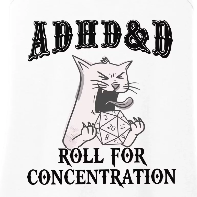 ADHD DnD Cat Ladies Essential Tank