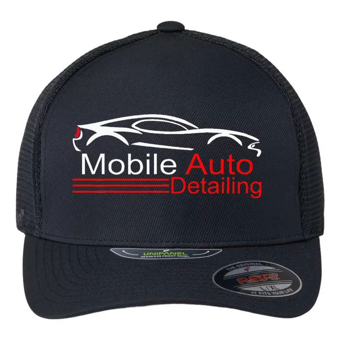 Auto Detailing Car Detailer Mobile Detailing Matching Flexfit Unipanel Trucker Cap