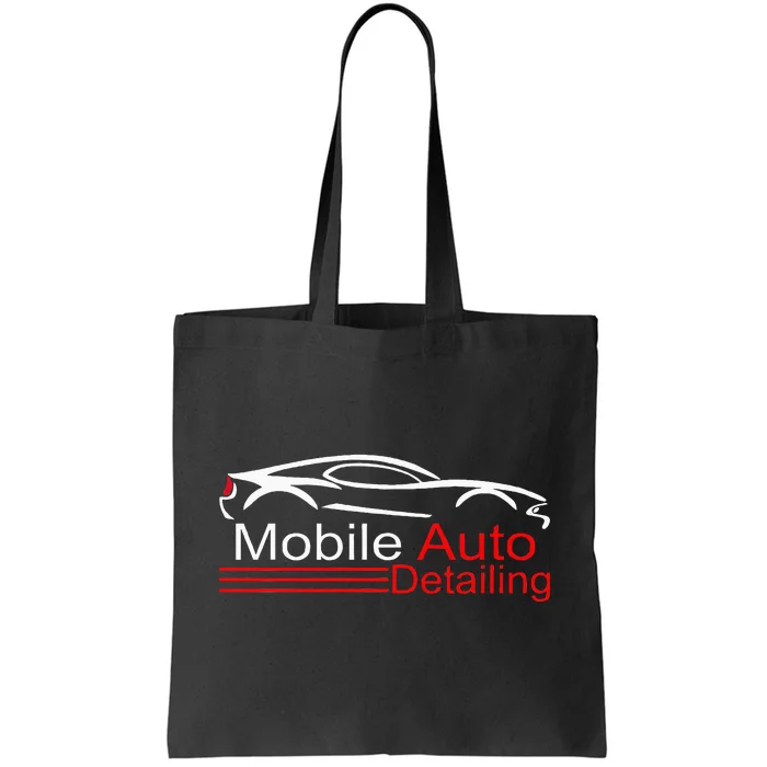 Auto Detailing Car Detailer Mobile Detailing Matching Tote Bag