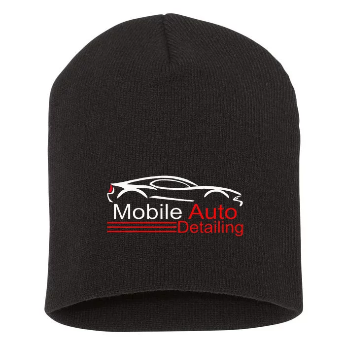 Auto Detailing Car Detailer Mobile Detailing Matching Short Acrylic Beanie