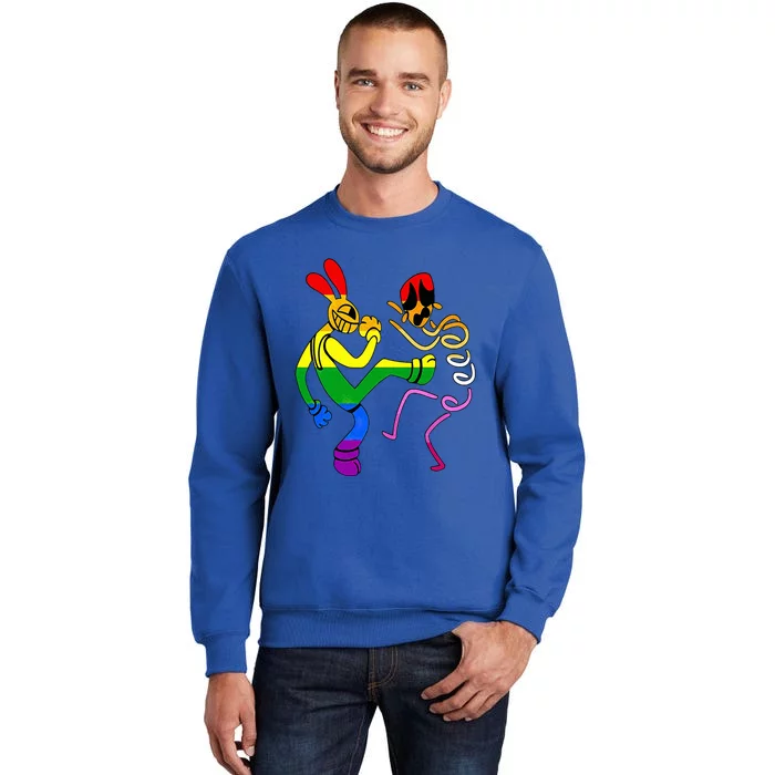 amazing digital circus gooseworx lgbt Sweatshirt