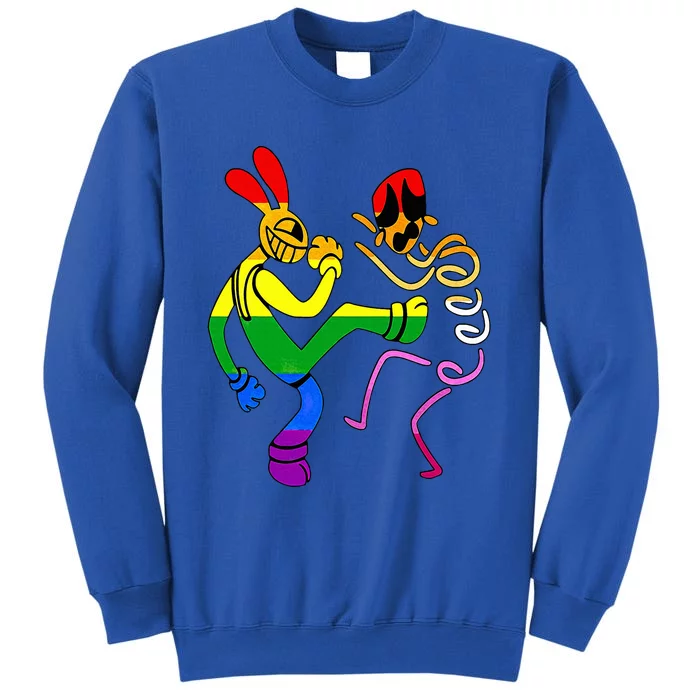 amazing digital circus gooseworx lgbt Sweatshirt