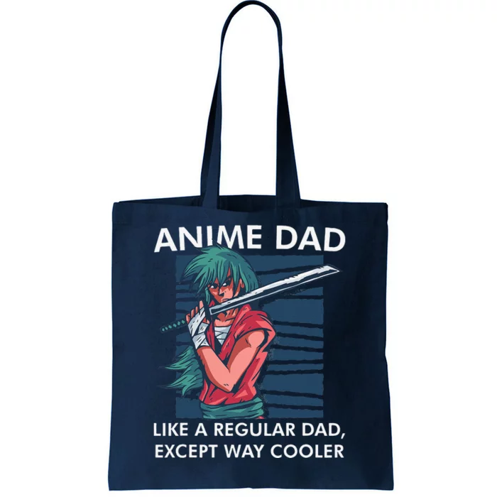 Anime DAD Cute Anime Guy Manga Art Lover Design Tote Bag