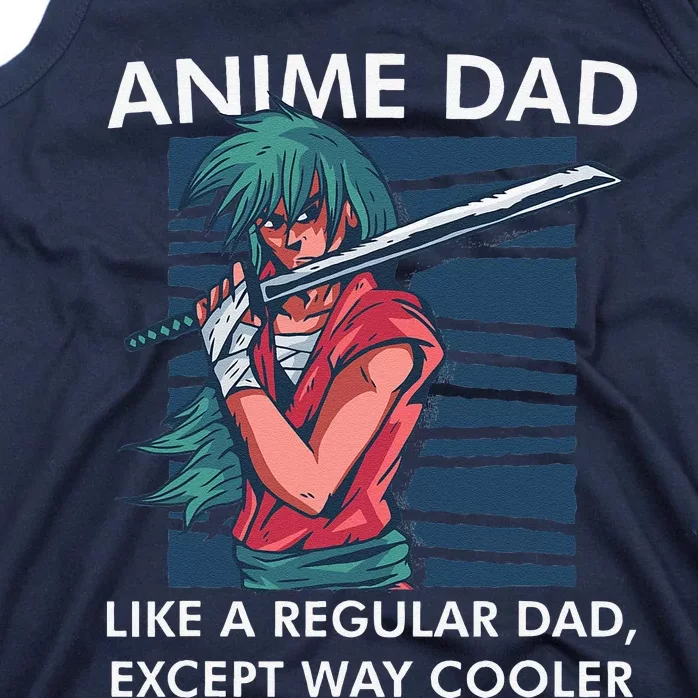 Anime DAD Cute Anime Guy Manga Art Lover Design Tank Top