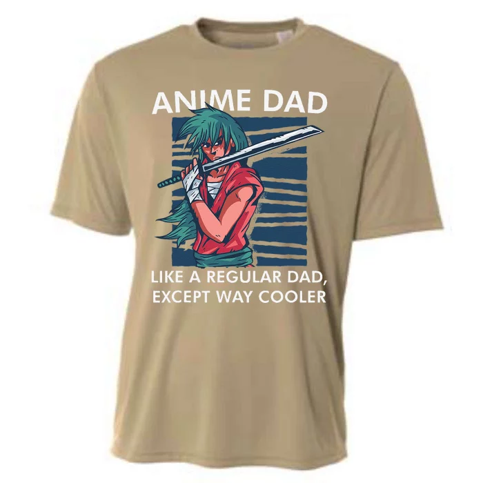 Anime DAD Cute Anime Guy Manga Art Lover Design Cooling Performance Crew T-Shirt