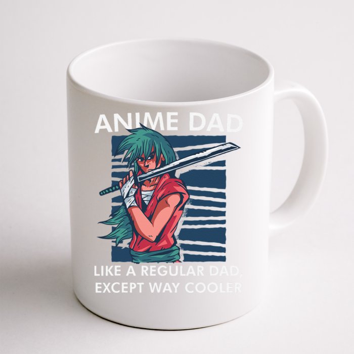 Anime DAD Cute Anime Guy Manga Art Lover Design Front & Back Coffee Mug