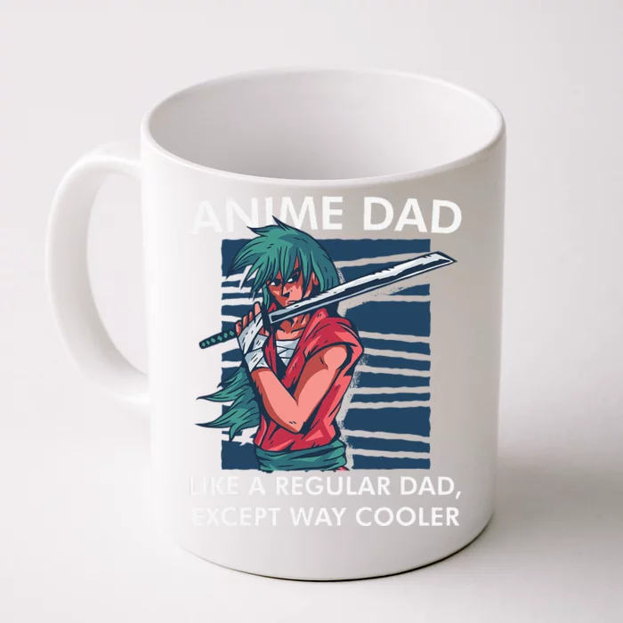 Anime DAD Cute Anime Guy Manga Art Lover Design Front & Back Coffee Mug