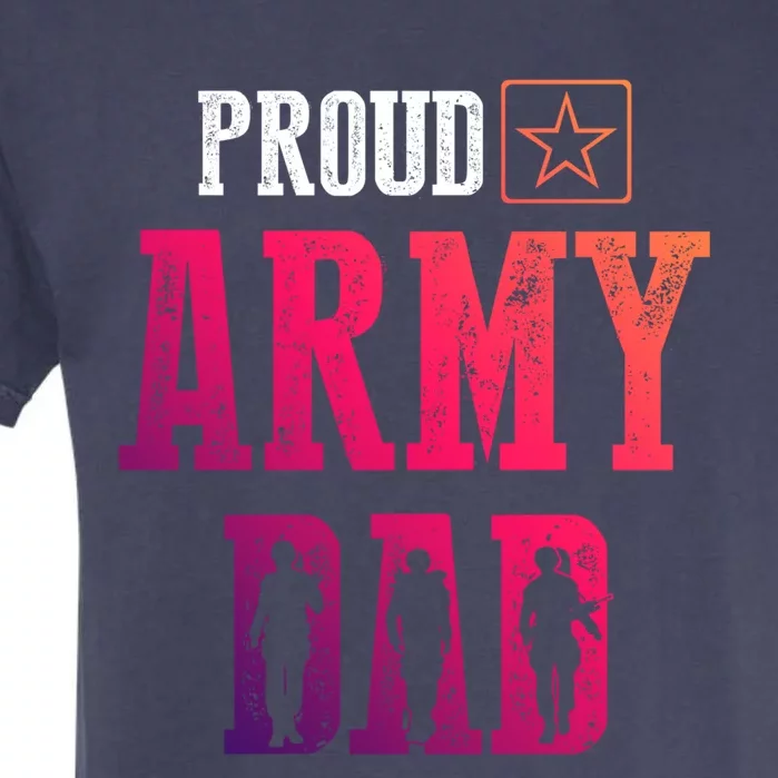 Army Dad Cute Gift Proud Army Dad Fathe'rs Day Gift Garment-Dyed Heavyweight T-Shirt